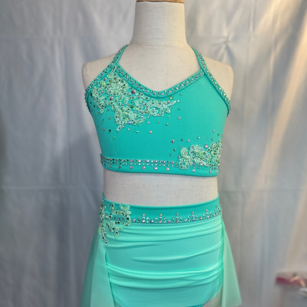 Lyrical solo costume, child size 8, brand new